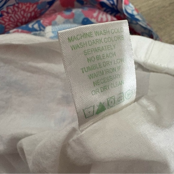 Lilly Pulitzer Shell Yeah Florida Shift Dress Sz 2 Pockets Preppy Nautical Beach - Picture 16 of 16